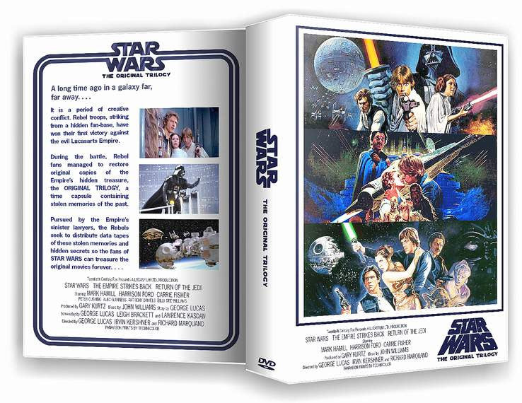 star wars trilogy dvd set