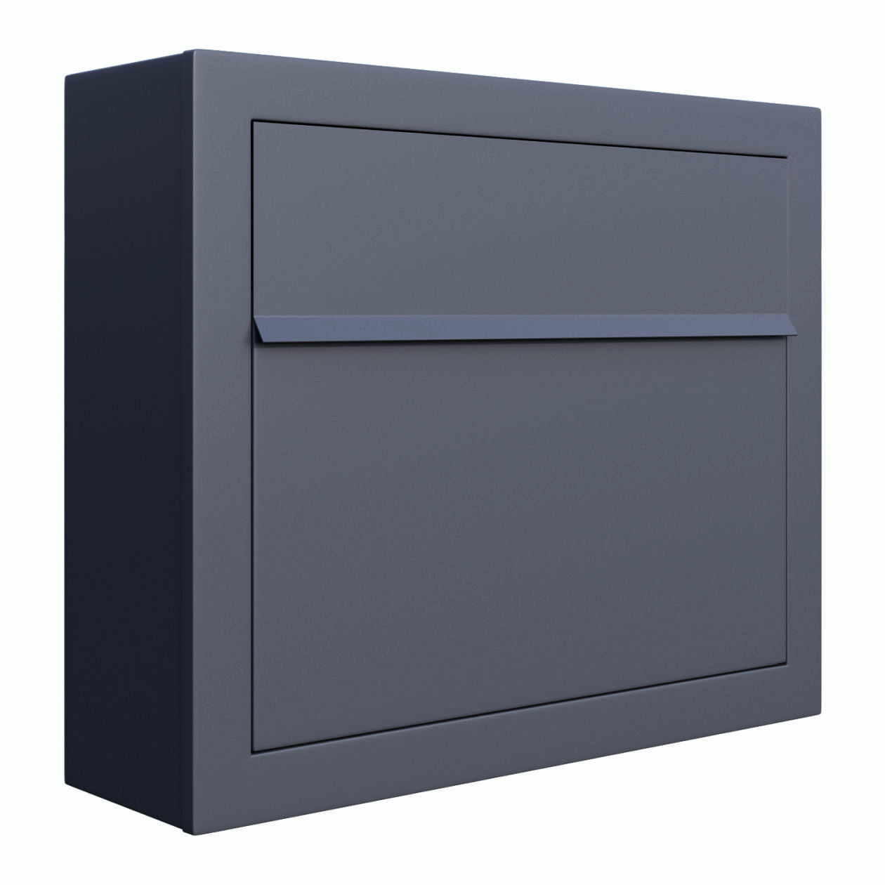 ELEGANCE by Bravios - Modern wall-mounted anthracite mailbox