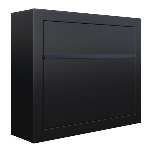 SORA 3 - Contemporary built-in mailbox in anthracite – Bravios