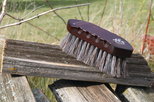 Professional's Choice Small Oval Wooden Horse Hair Brush – Leanin' Pole  Arena