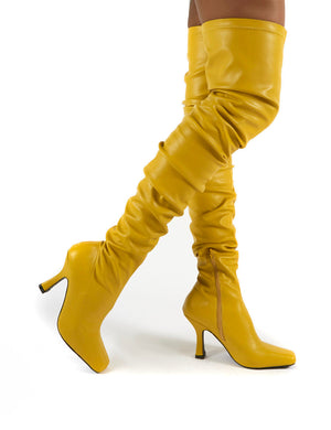 yellow outlaw boots