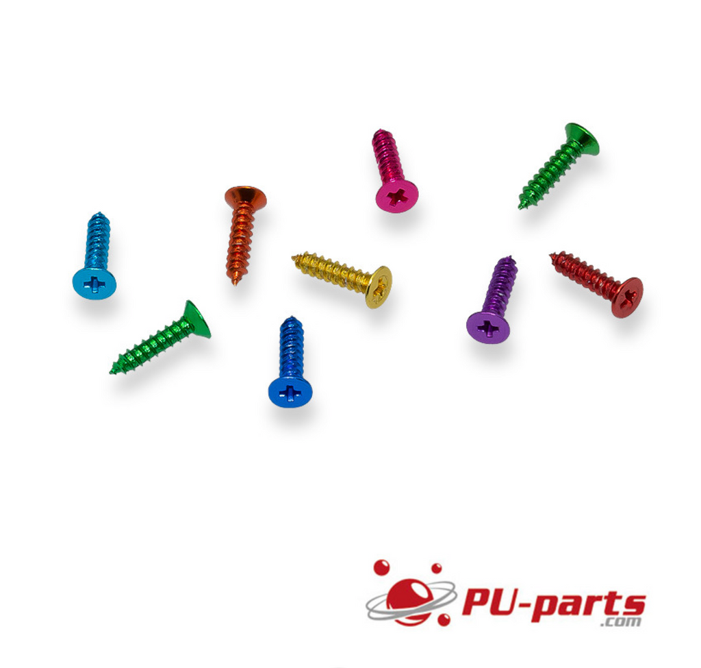 6-32 x 3/8 Colored Anodized Flat Head Machine Screw – Mezel Mods