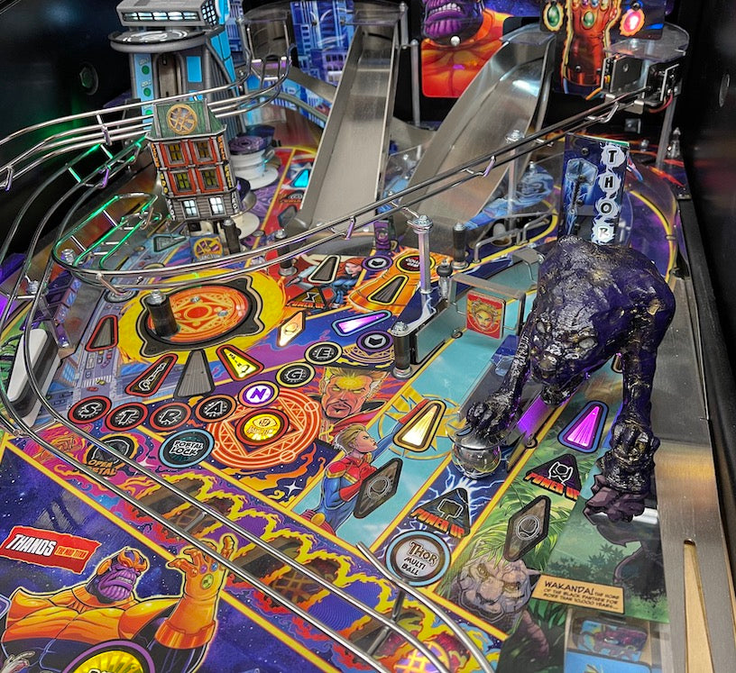 black panther tabletop pinball machine