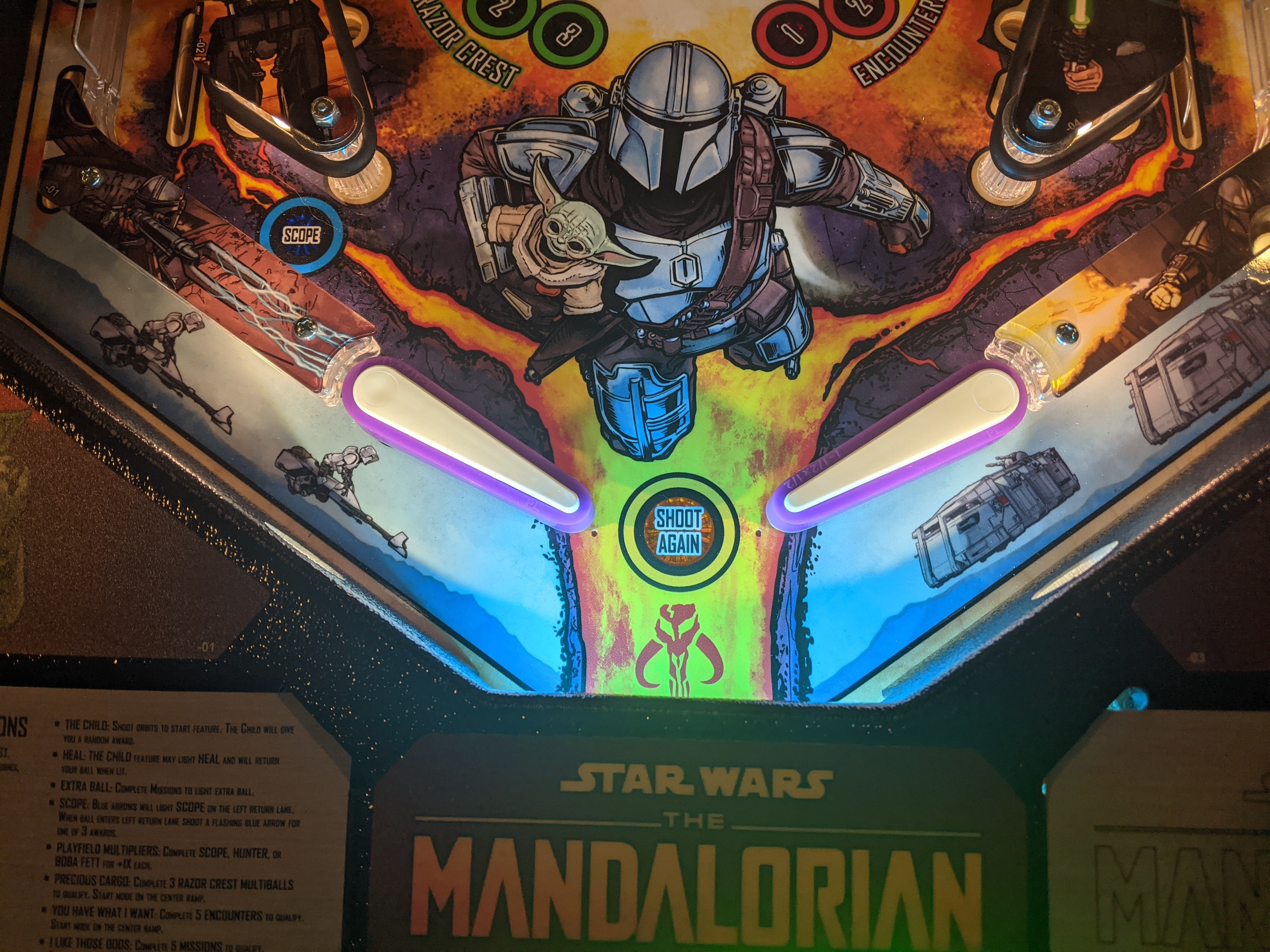 mandalorian pinball rules