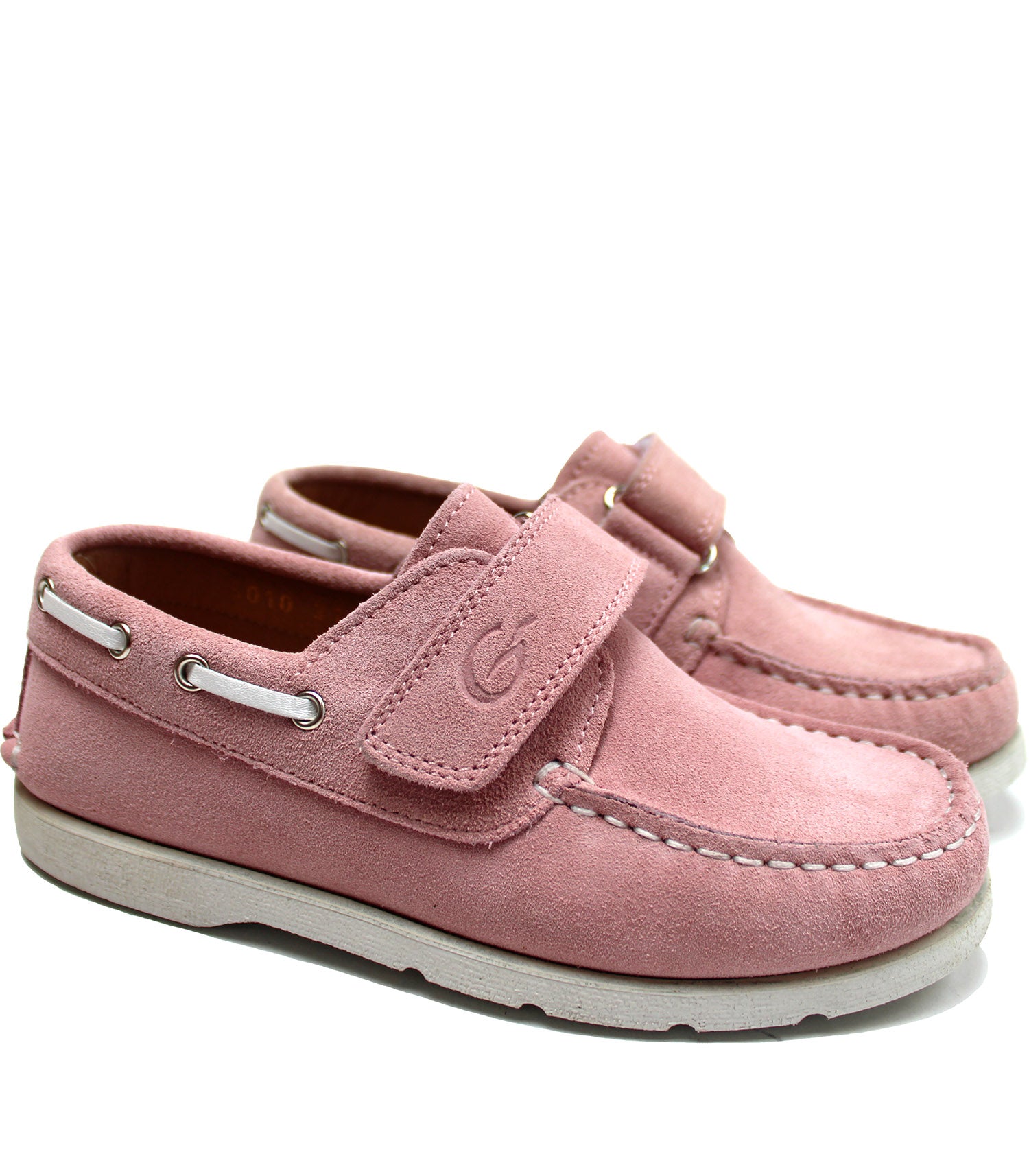 pink boat shoes