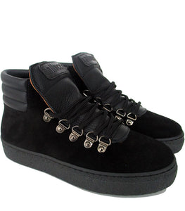 black velour shoes