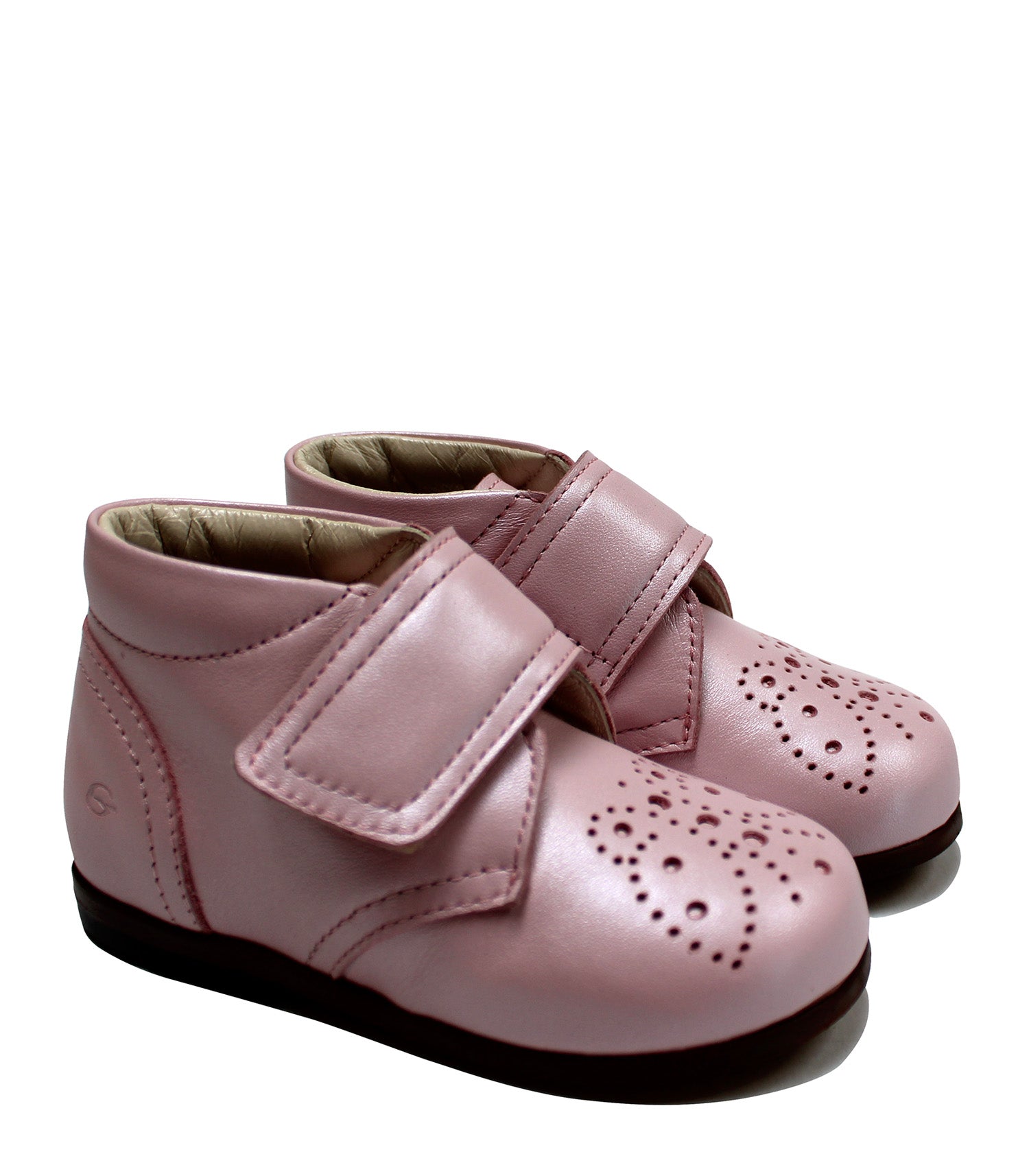pink brogue shoes