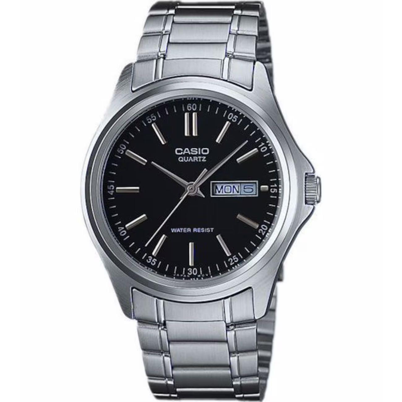 casio mtp-1239d-1adf classic silver men's watch