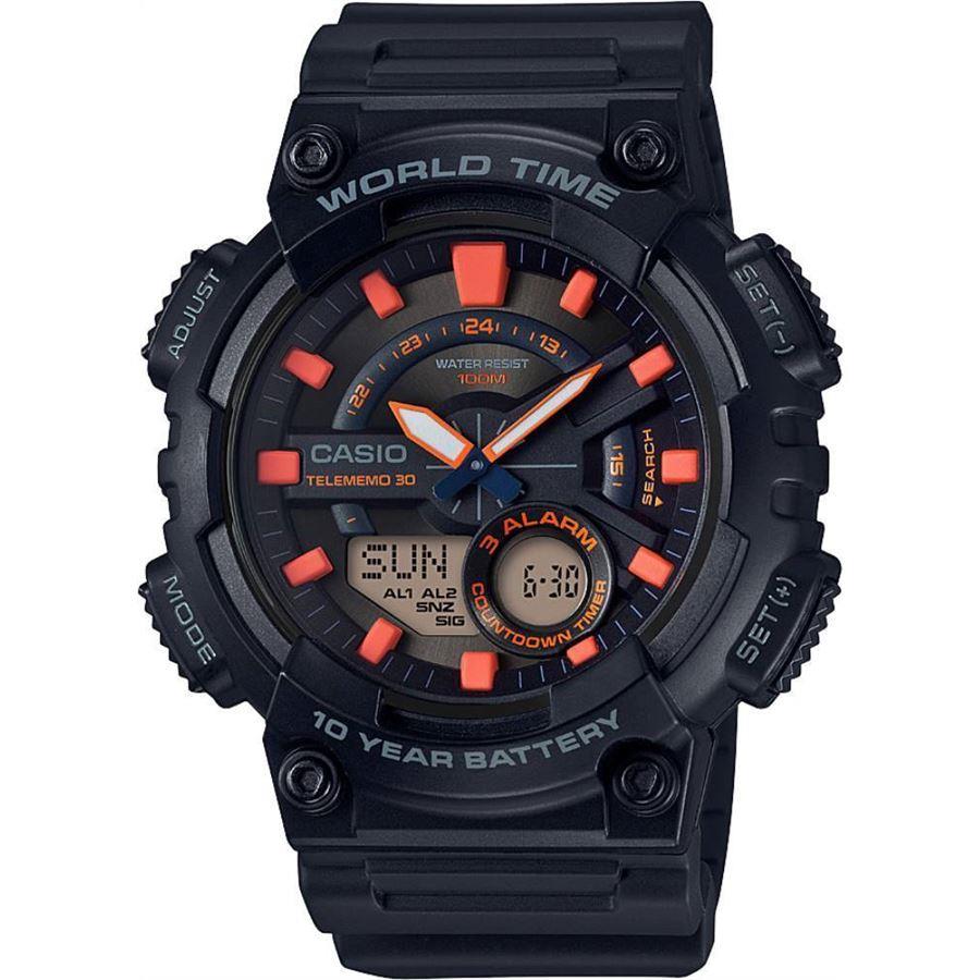 casio aeq-110w-1a2vdf standart collection digital men's watch