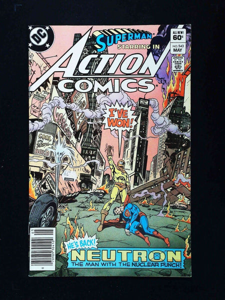 Action Comics #543  Dc Comics 1983 Vf Newsstand