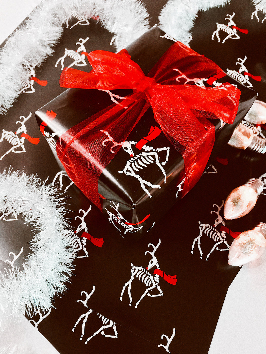 Creepmas Bat Gift Wrap  Creepmas Wrapping Paper – A Black Star