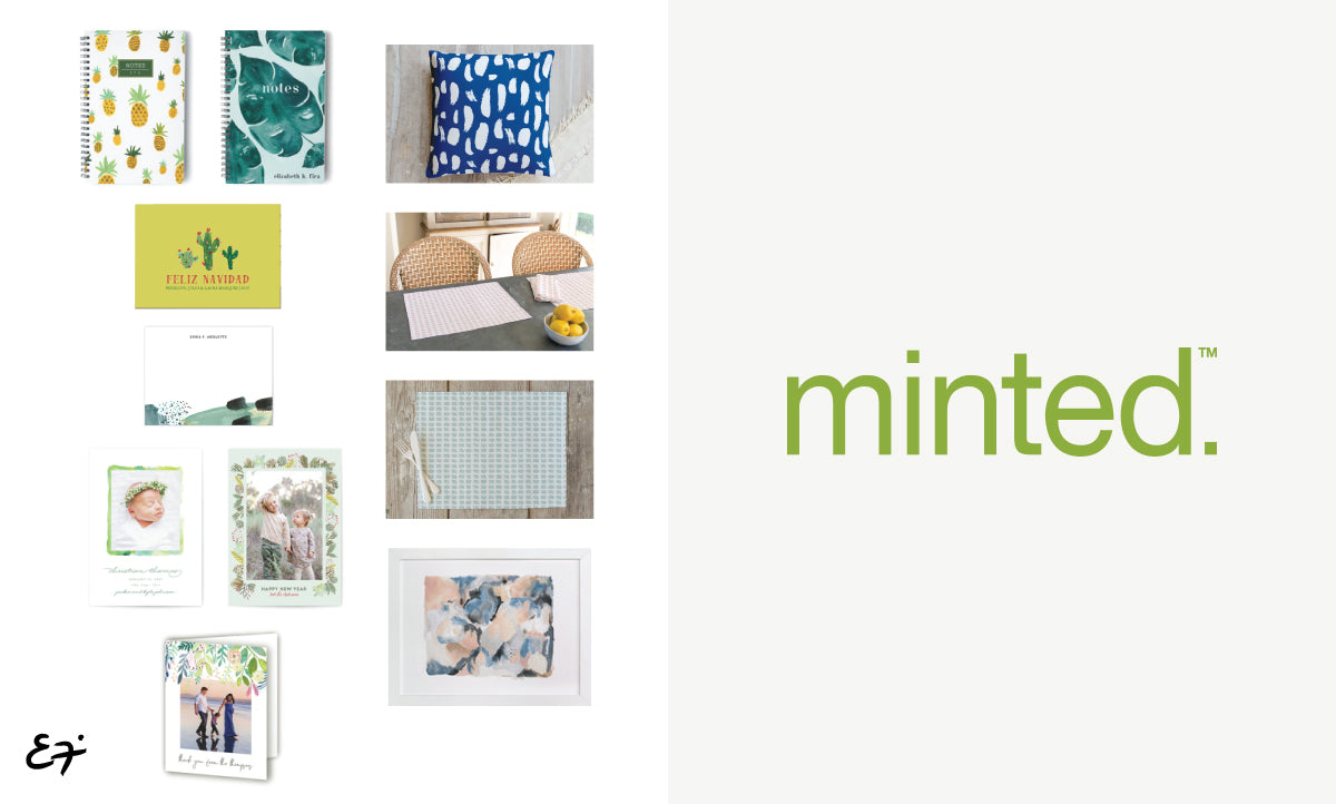 Erika Firm partnership with Minted