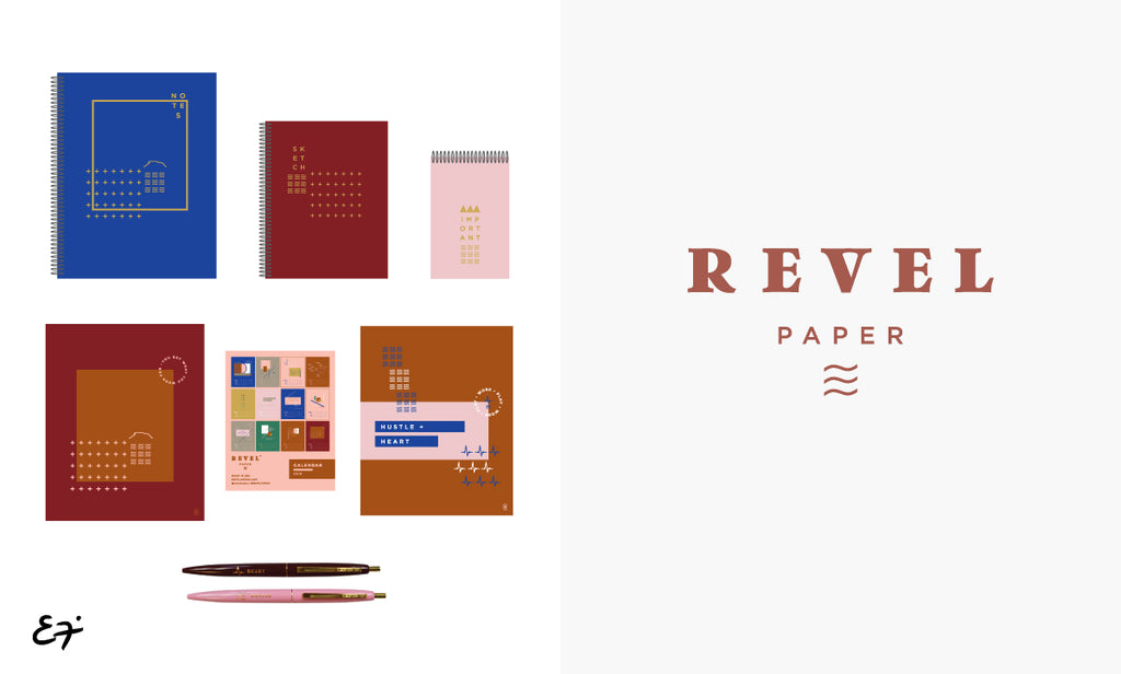 Erika Firm partnership with Revel Paper