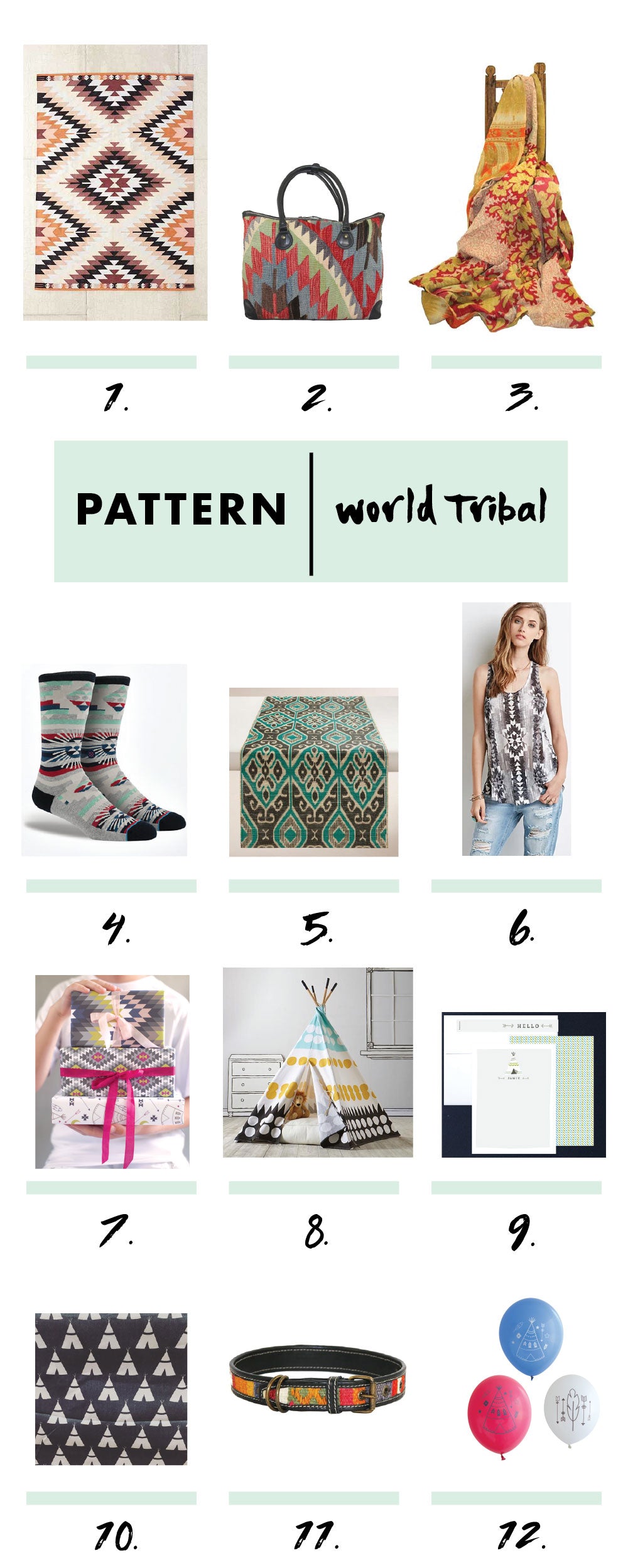 world tribal patterns roundup by erika firm
