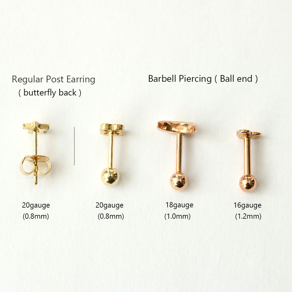 Piercing Size Guide – MinimalBijoux