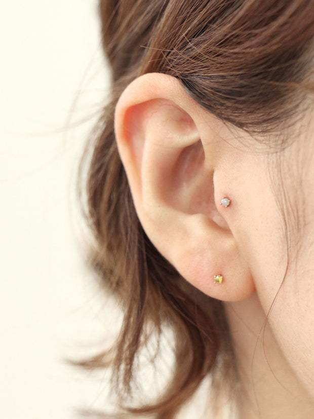 diamond tragus ear piercings