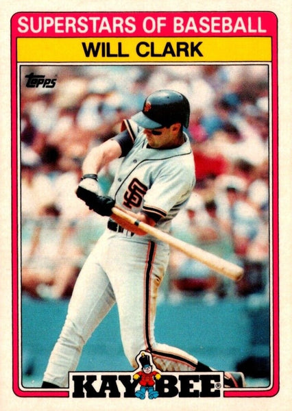 Will Clark 1988 Topps Kmart Memorable Moments Series Mint Card #6