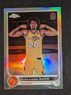 Alexandre Sarr 2022 2923 Topps Chrome Overtime Elite Series Mint Rookie Card #59 - The Strictly Mint Card Co. Inc.