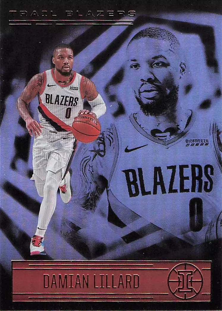 Damian Lillard 2020 2021 Panini Illusions Series Mint Card #124