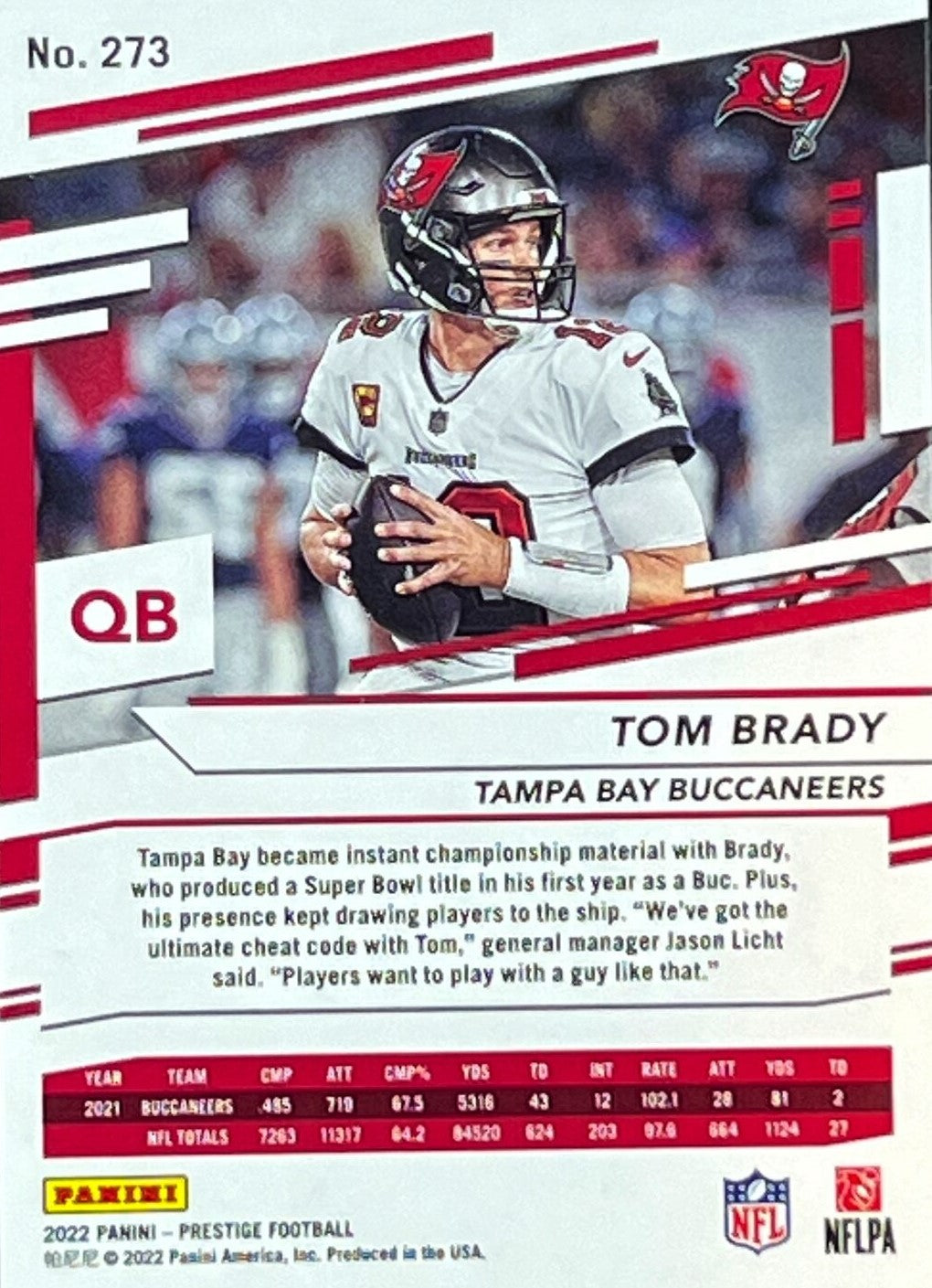 Tom Brady Tampa Bay Buccaneers Fanatics Exclusive Parallel Panini Instant  2021 Week 2 Five Touchdown Passes Single Trading Card - Limited Edition of  99 in 2023