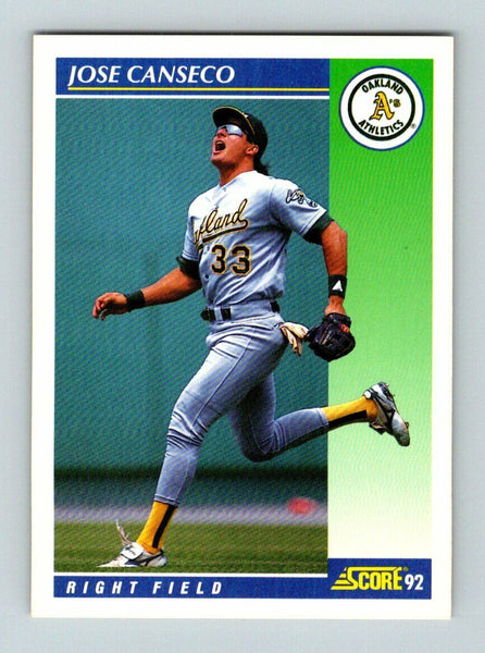 Jose Canseco 1989 Fleer 40/40 Speed and Power Series Mint Card #628