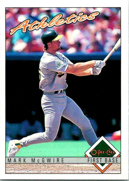  Mark McGwire Rookie Card 1987 Fleer Update #U76