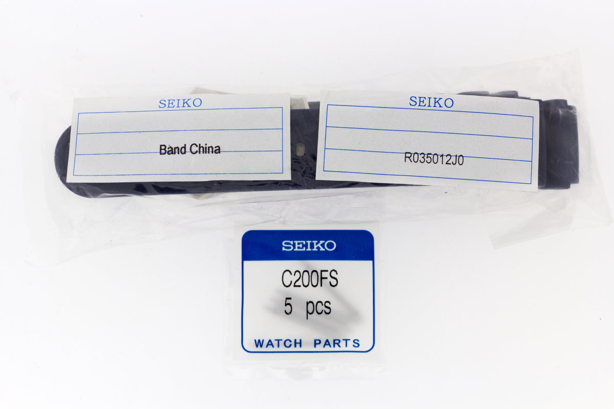 Seiko R035012J0 Blue Silicon Strap 20mm | Hovigs Supply House