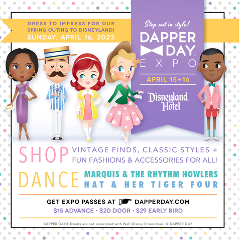 The Feathered Head at Dapper Day Expo Disney with vintage hats, fascinators & accessories