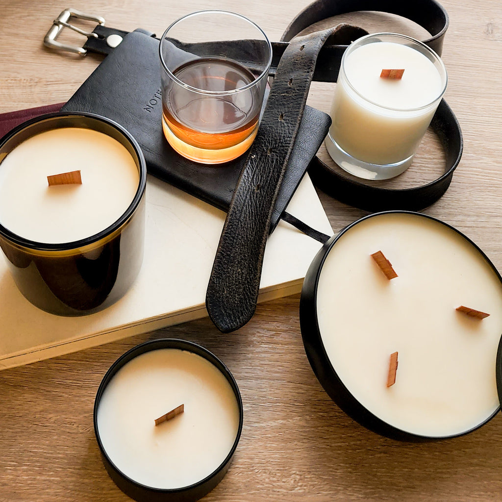 White Sandalwood and Smoke - Coconut and Soy Wood Wick Candle – Ohra  Creations