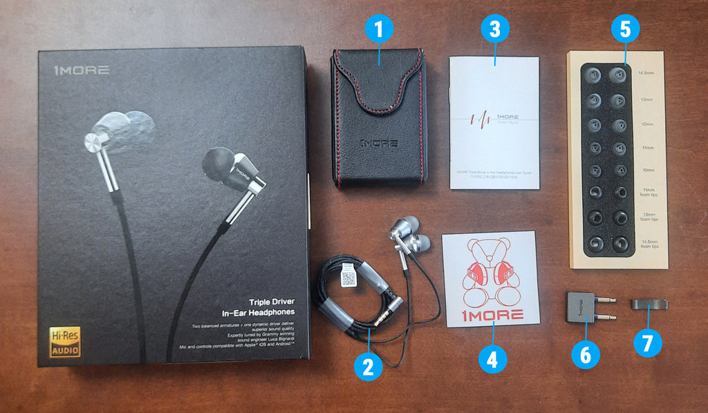 What's In The Box? 1MORE Triple Driver In-Ear Headphones