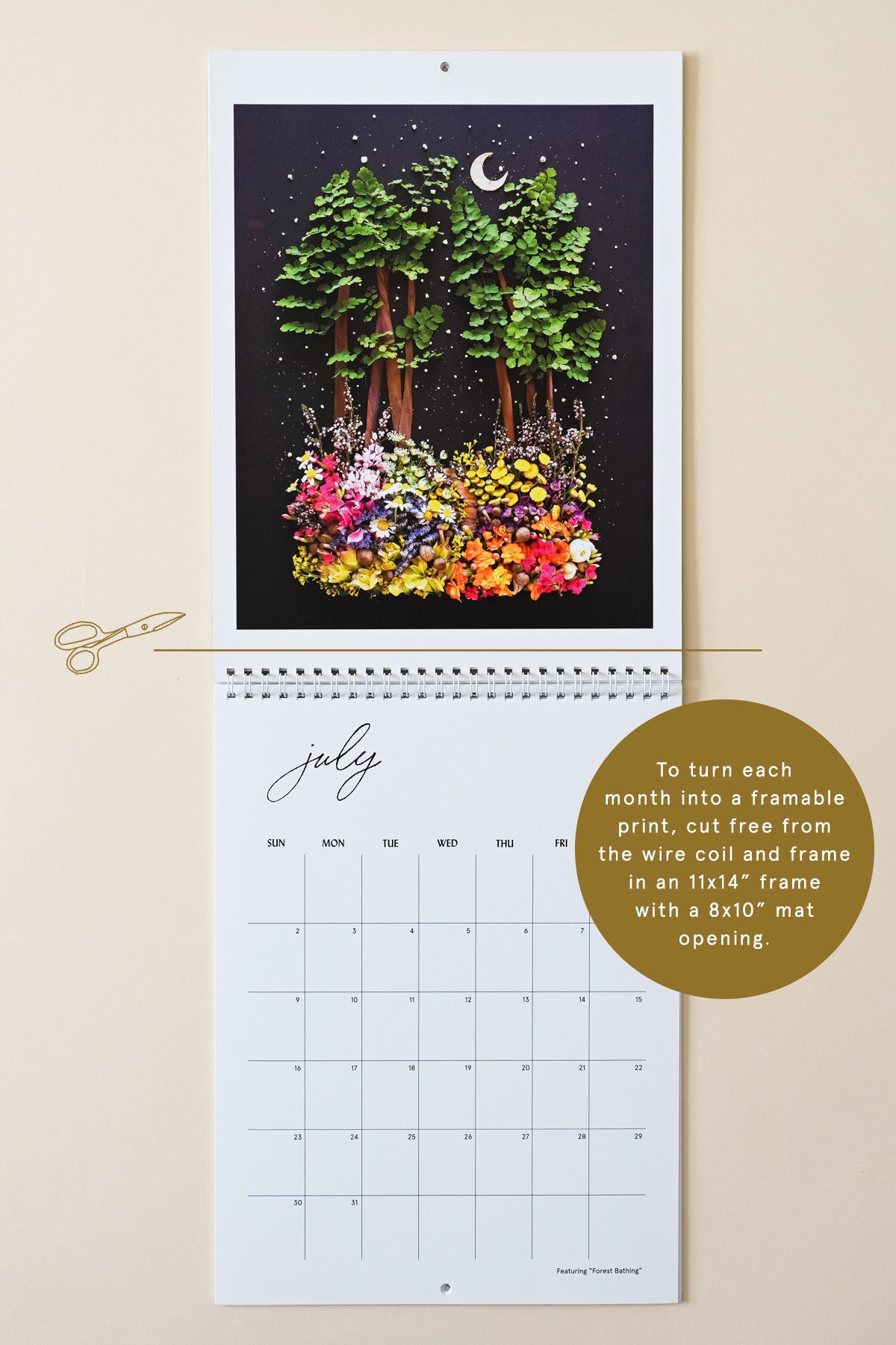2023 Flower Art Calendar