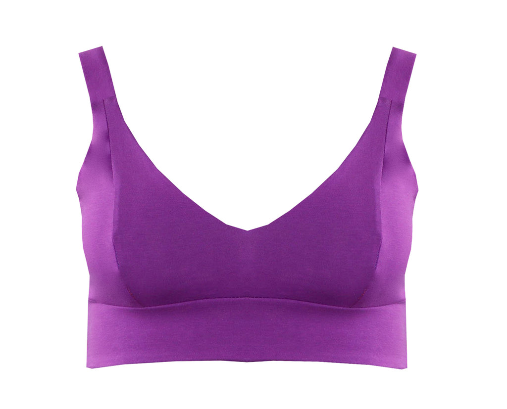 Blue Organic Cotton Comfort Bra - AA-DD/E – Wilde Mode Ltd