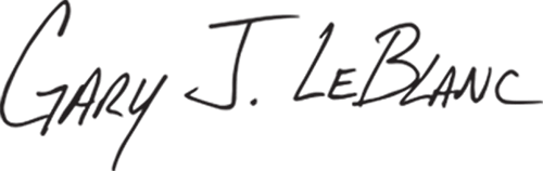 Gary LeBlanc signature