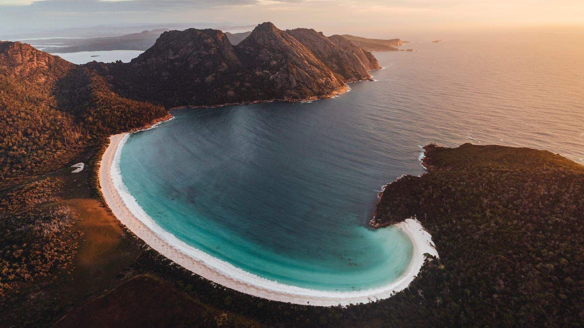 Wineglass Bay - one of the best beaches in Tasmania