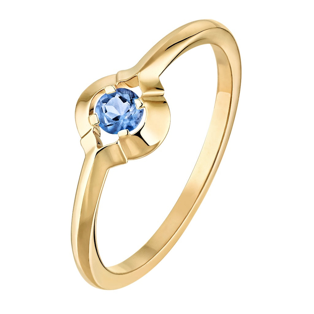 Ines de la Fressange Blue Sapphire Ring on 58 Facettes