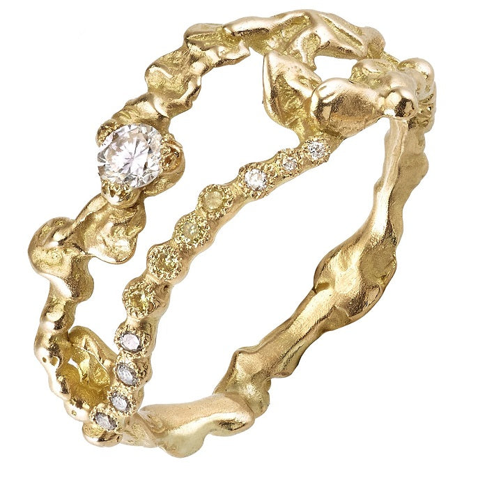 Ring van de Rivier van Diamanten - Anaïs Rheiner op 58 Facettes