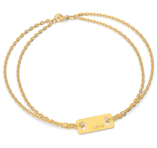 Pulsera Love - Emmanuelle d'Ortoli en 58 Facettes