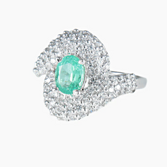 Paraiba toermalijn ring