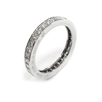 cartier all diamond wedding band