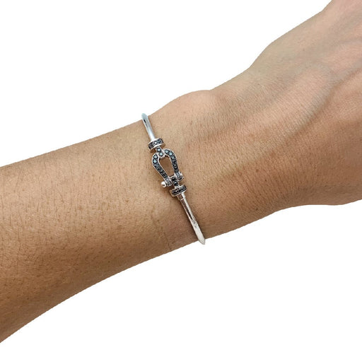 Force 10 bracelet 18k white gold and diamonds medium model - Fred