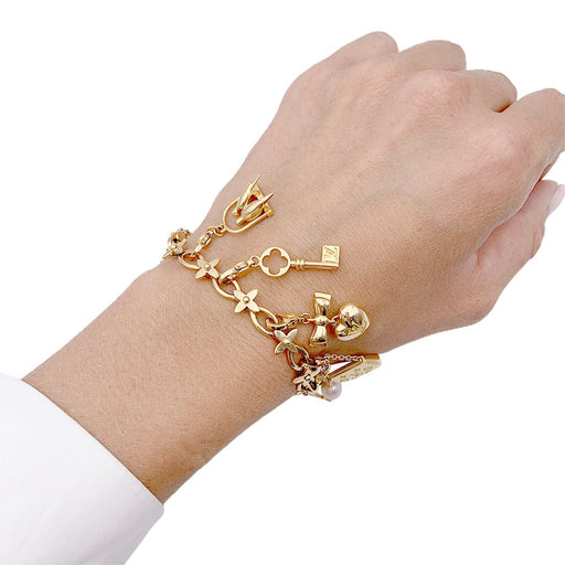LV Volt Upside Down Play Small Bracelet, Yellow Gold - Jewelry - Categories