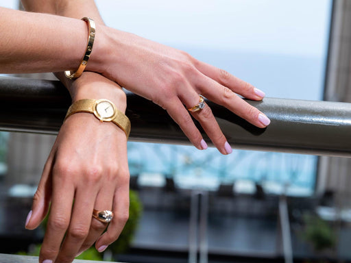 Cartier Double Ring Love Bracelet in 18kt Pink Gold