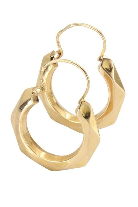 FACETED HOOPS