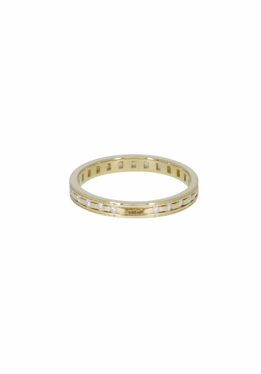 LV Idylle Blossom Paved Ring, 3 Golds and Diamonds, Gold, 48