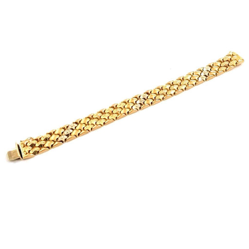 Diamond Flat Cord Bracelet | Oskar Gydell | Goldsmith & Complications 19cm