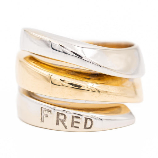 Fred Paris Stackable Success 18K Yellow Gold and Diamond Ring — DeWitt's  Diamond & Gold Exchange