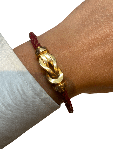 FRED BRACELET FORCE 10 LARGE MODEL GOLD YELLOW Gold hardware Yellow gold  ref.207600 - Joli Closet