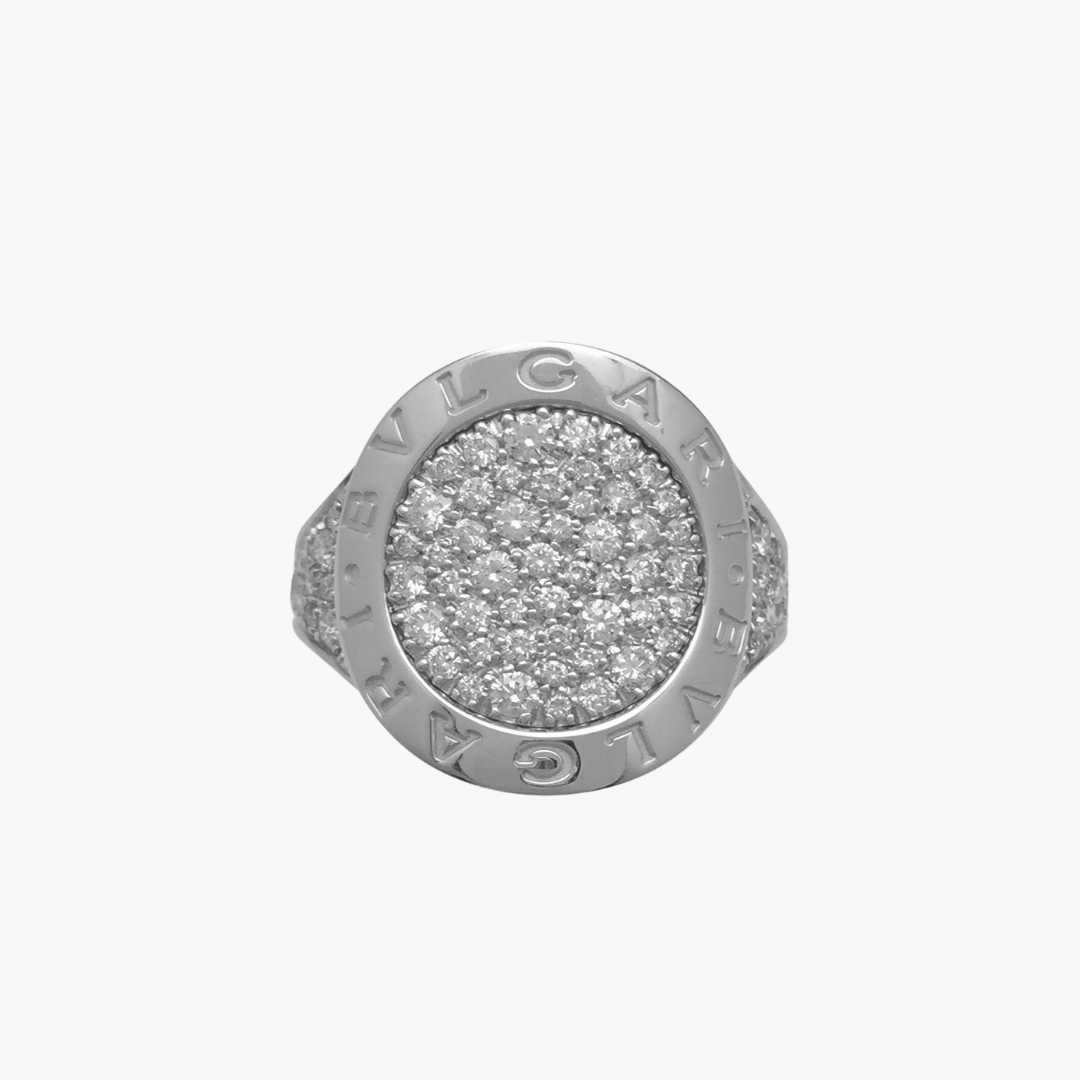 BULGARI WHITE GOLD RING MODEL