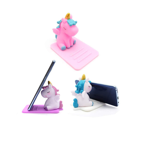 Unicorn Phone Holder 3pack Adjustable Stand Lovely Animal