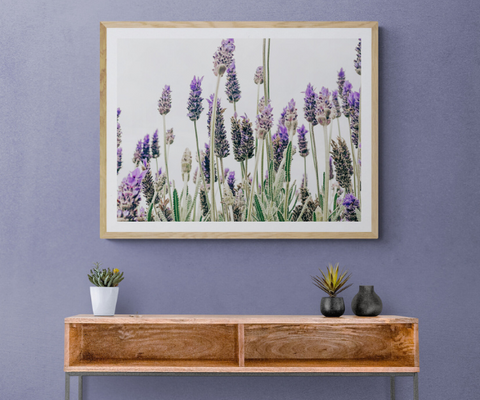 Lavender Floral Wall Art